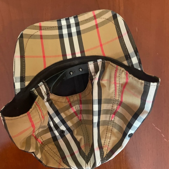 Burberry Checkered Baseball Cap - Picture 2 of 3